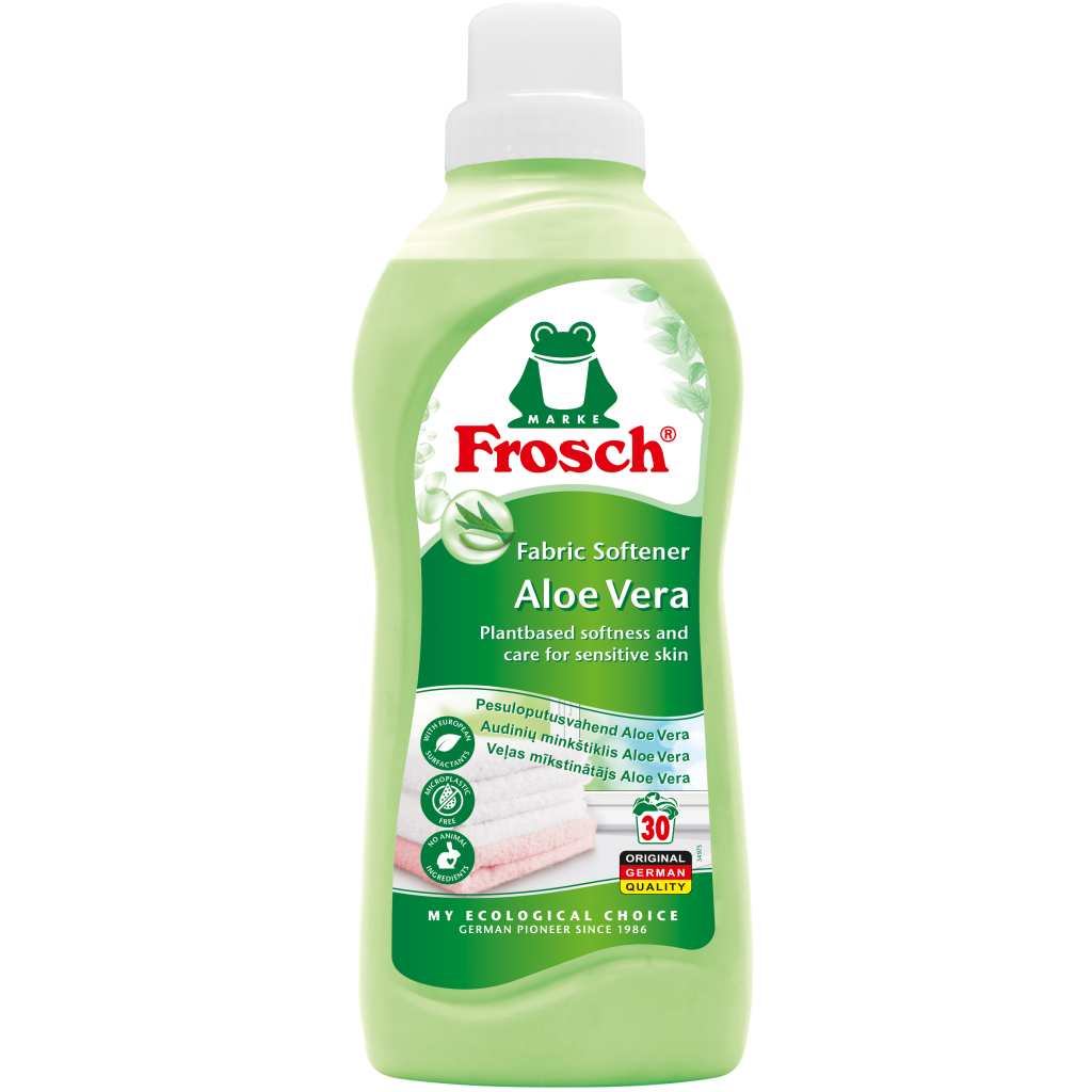Кондиціонер для білизни Frosch Алое Вера 750 мл (4009175193292/4009175182661) - зображення 1