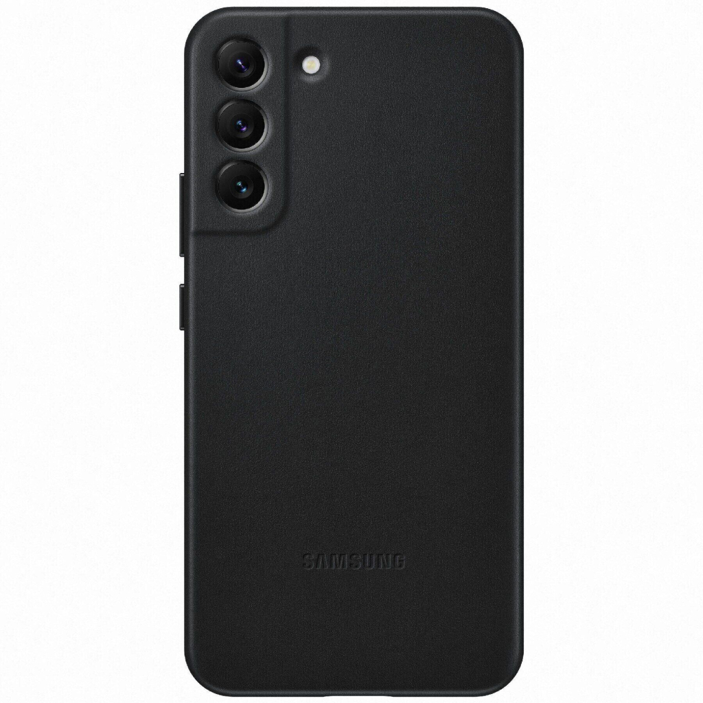 Чохол до мобільного телефона Samsung Leather Cover Galaxy S22 Plus Black (EF-VS906LBEGRU) - зображення 1