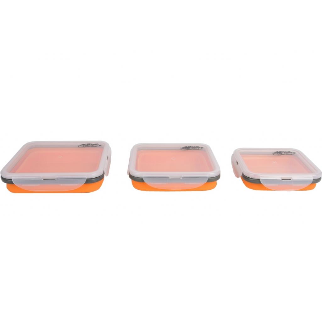 Набір туристичного посуду Tramp з 3х контейнерів силіконових 400/700/1000ml orange (TRC-089-orange) - зображення 2
