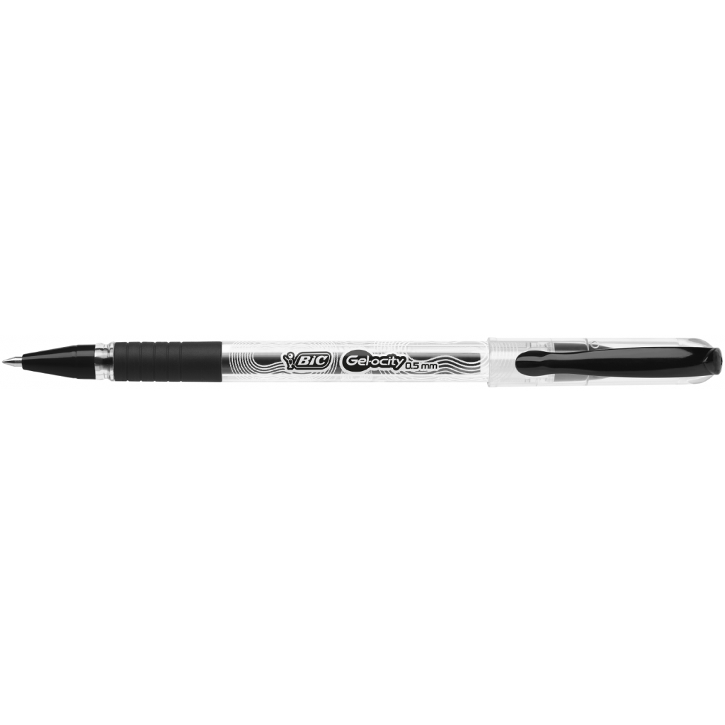 Ручка гелева Bic Gel-Ocity Stic, чорна (bcCEL1010266) - зображення 1