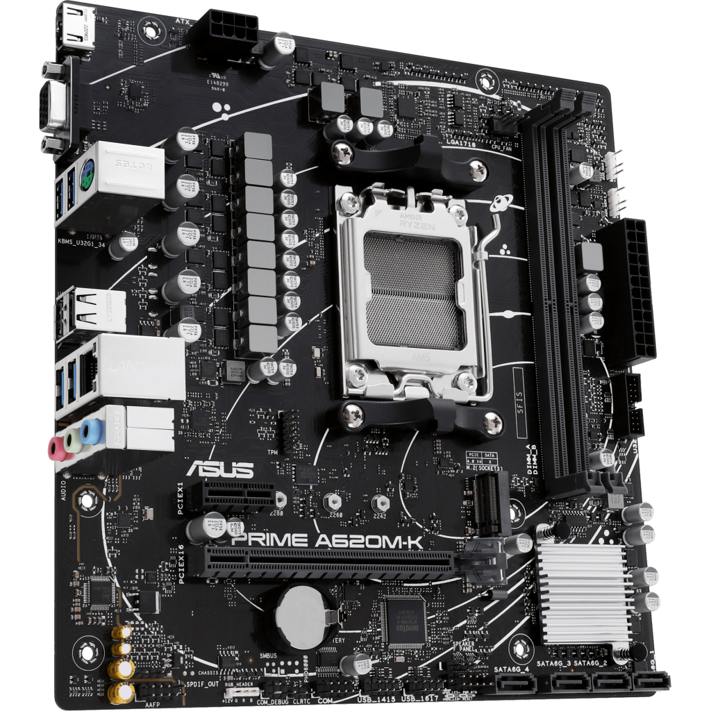 Материнська плата ASUS PRIME A620M-K - зображення 4