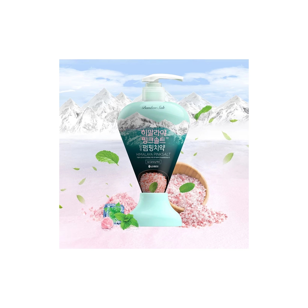 Зубна паста LG Perioe Himalaya Pinksalt Ice Calming Mint Toothpaste З рожевою гімалайською сіллю 285 г (8801051018097) - изображение 3