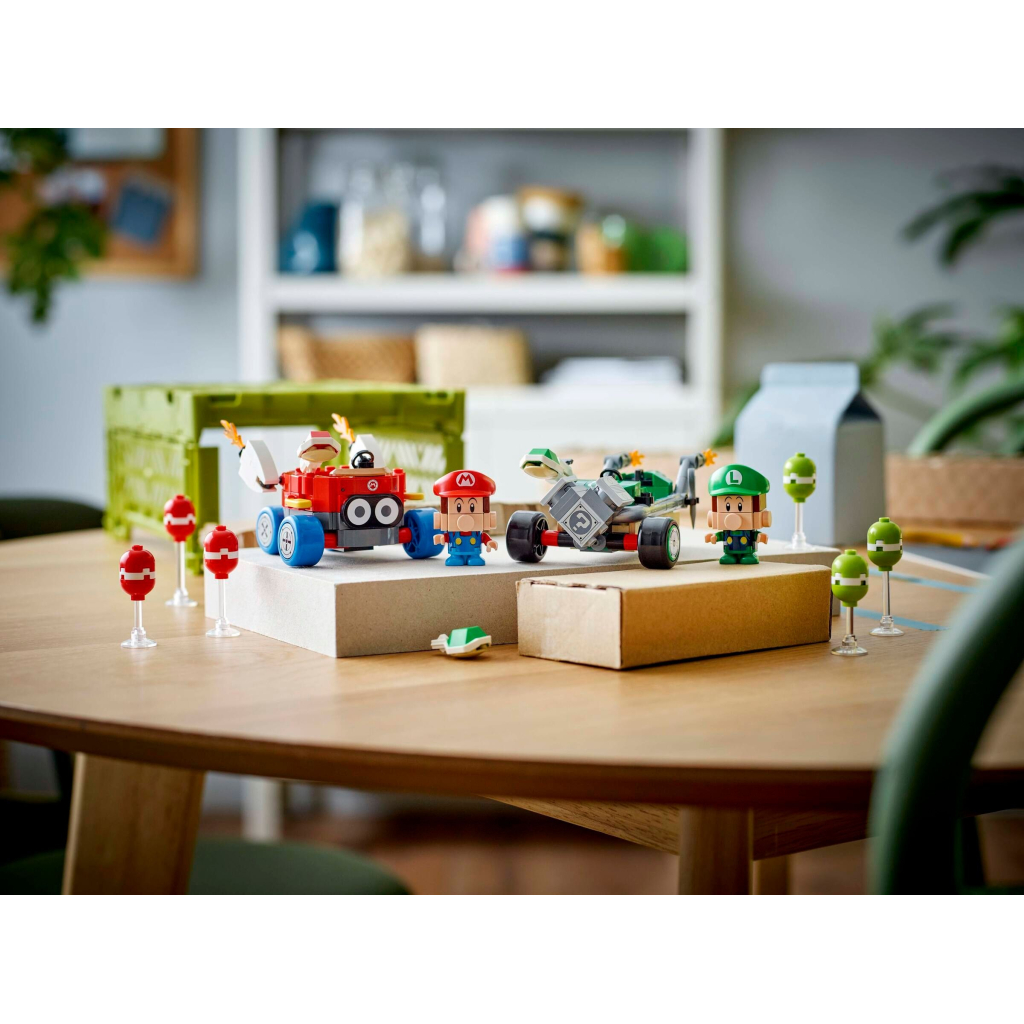 Конструктор LEGO Super Mario Mario Kart – Baby Mario vs. Baby Luigi (72034) - зображення 10