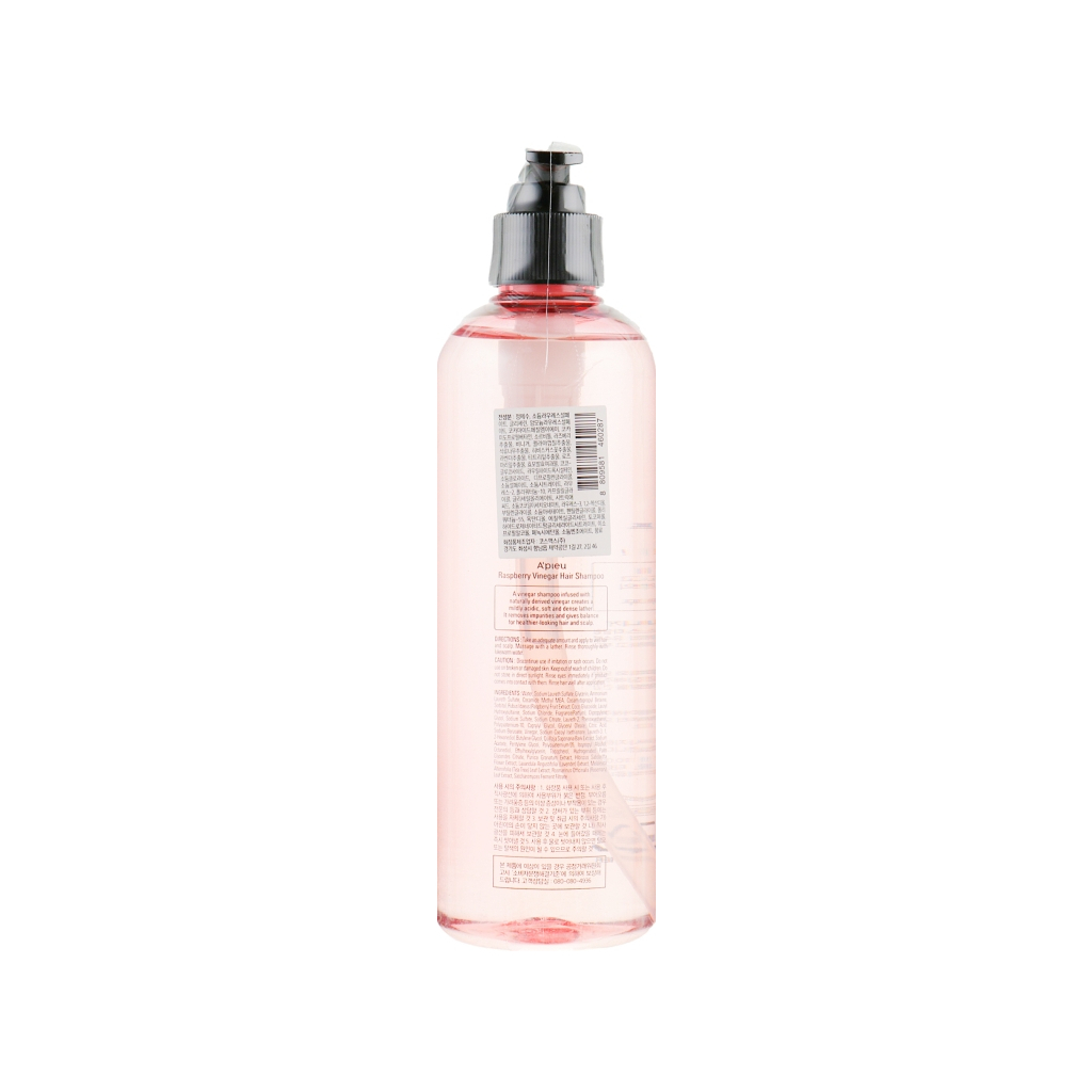 Шампунь A'pieu Raspberry Vinegar Hair Shampoo з малиновим оцтом 500 мл (8809581460287) - зображення 2