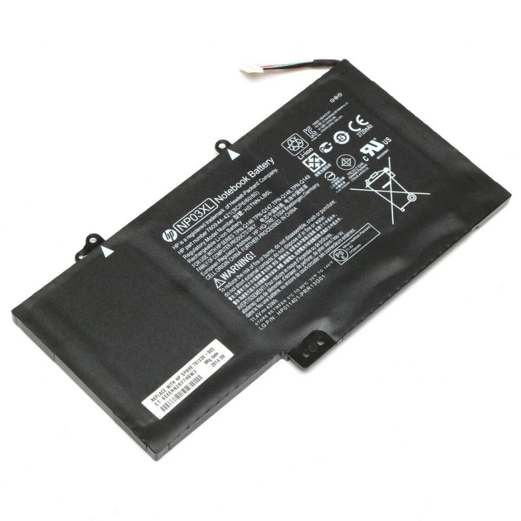 Акумулятор до ноутбука HP Envy x360 15-w NP03XL, 3720mAh (43Wh), 3cell, 11.4V, Li-ion (A47651) - зображення 1