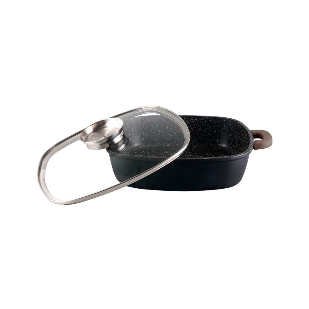 Сковорода Ringel Meyer з двома ручками 28 см (4.2л) з кришкою (RG-2129-28s) - изображение 3