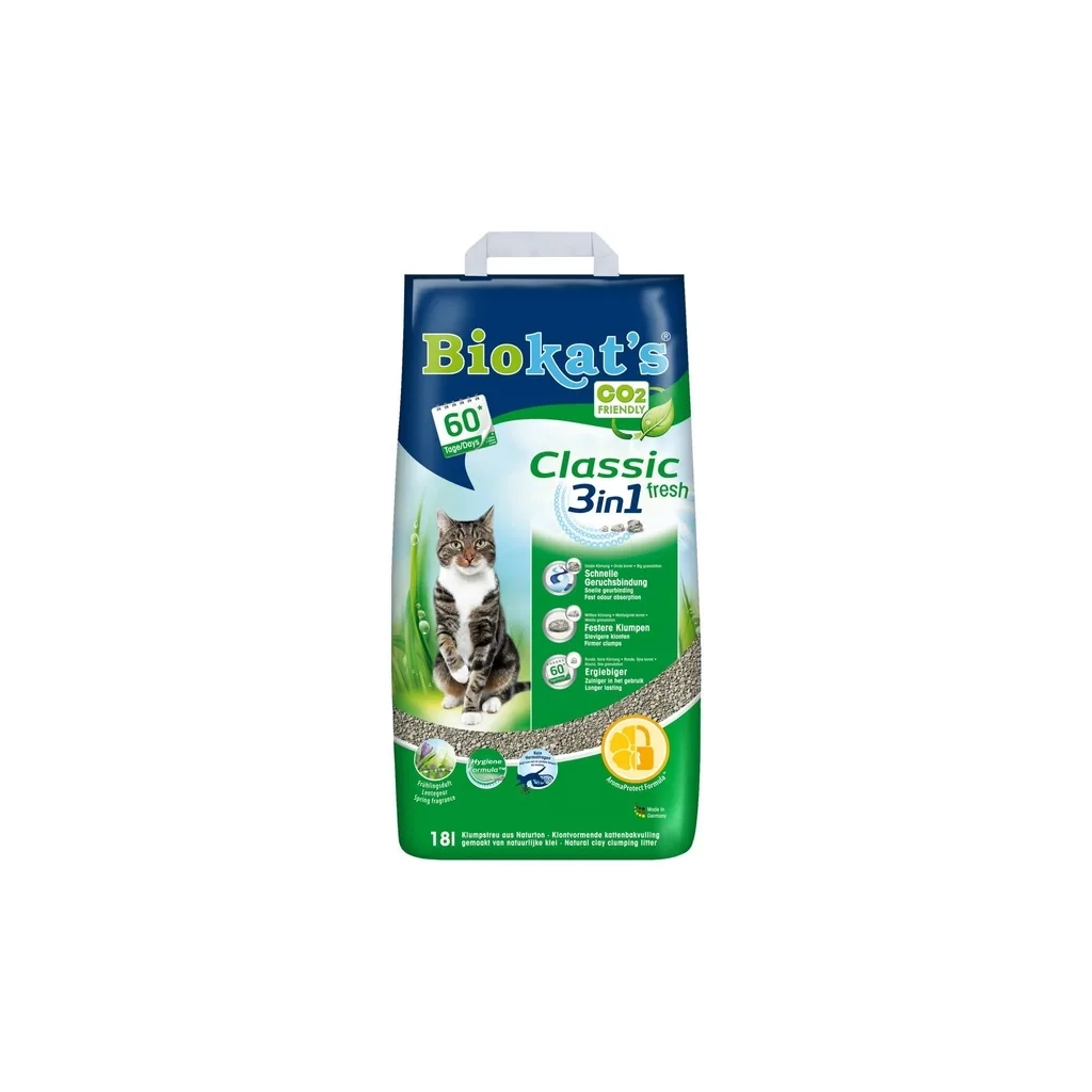 Наповнювач для туалету Biokat's FRESH (3 в 1) 18 л (4002064613796) - зображення 1