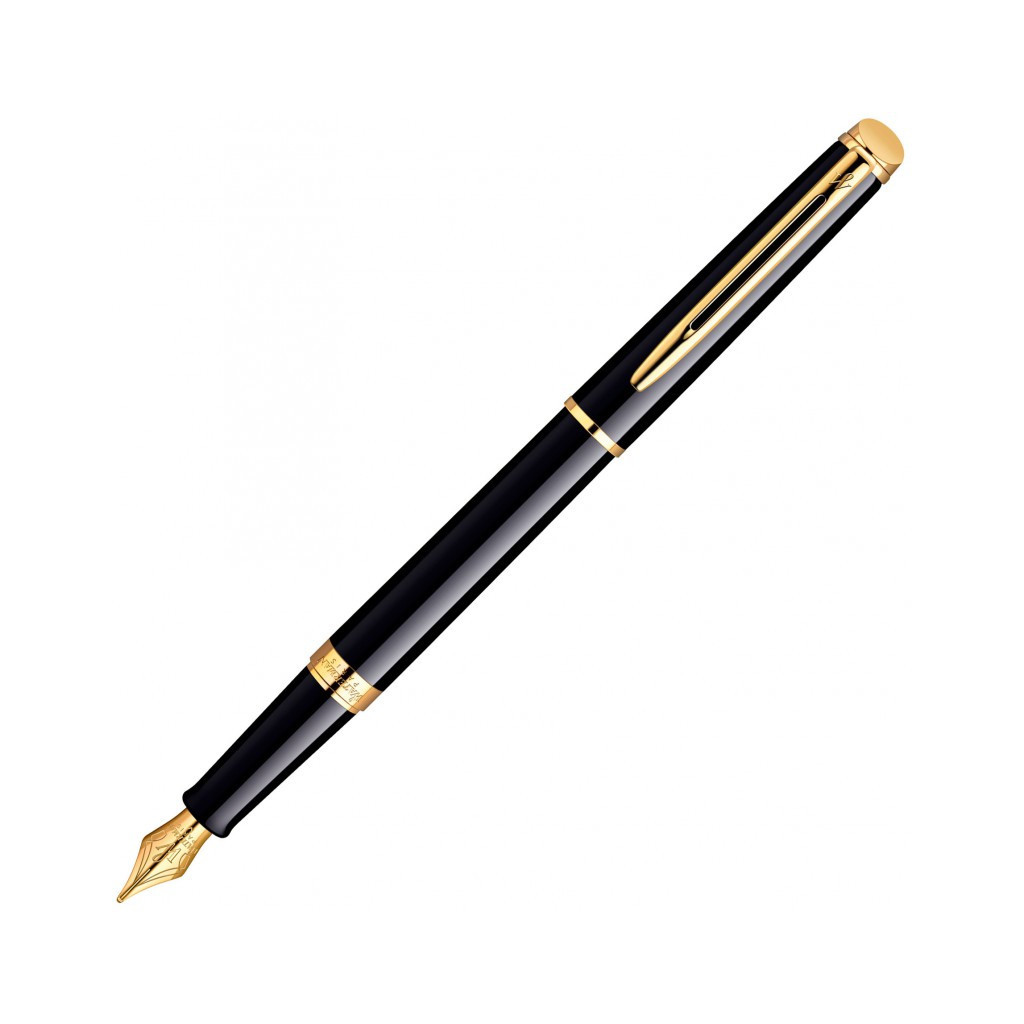 Ручка пір'яна Waterman HEMISPHERE Black  FP F (12 053) - зображення 3