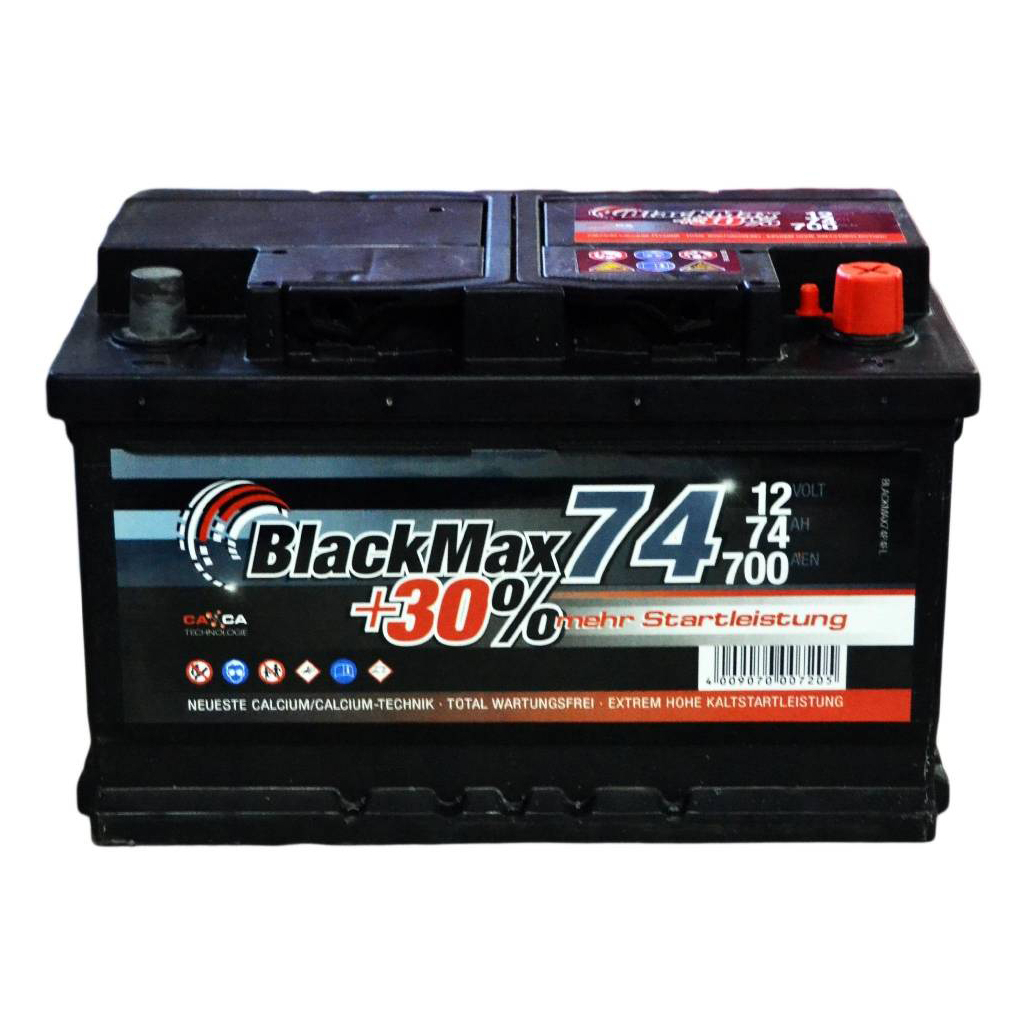 Акумулятор автомобільний BlackMax 74А (B5007) - зображення 1