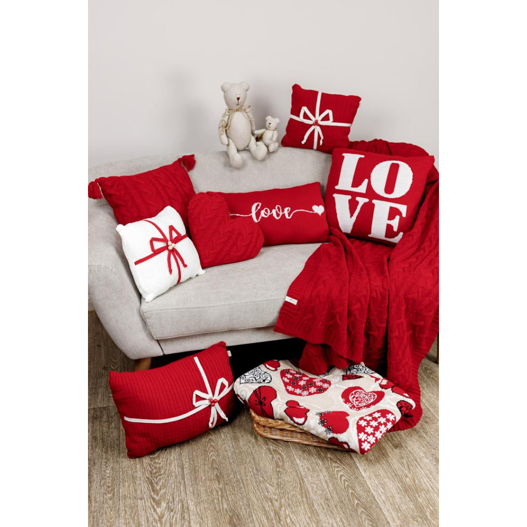 Наволочка Прованс декоративна в'язана LOVE 45х45 (033151) - зображення 3