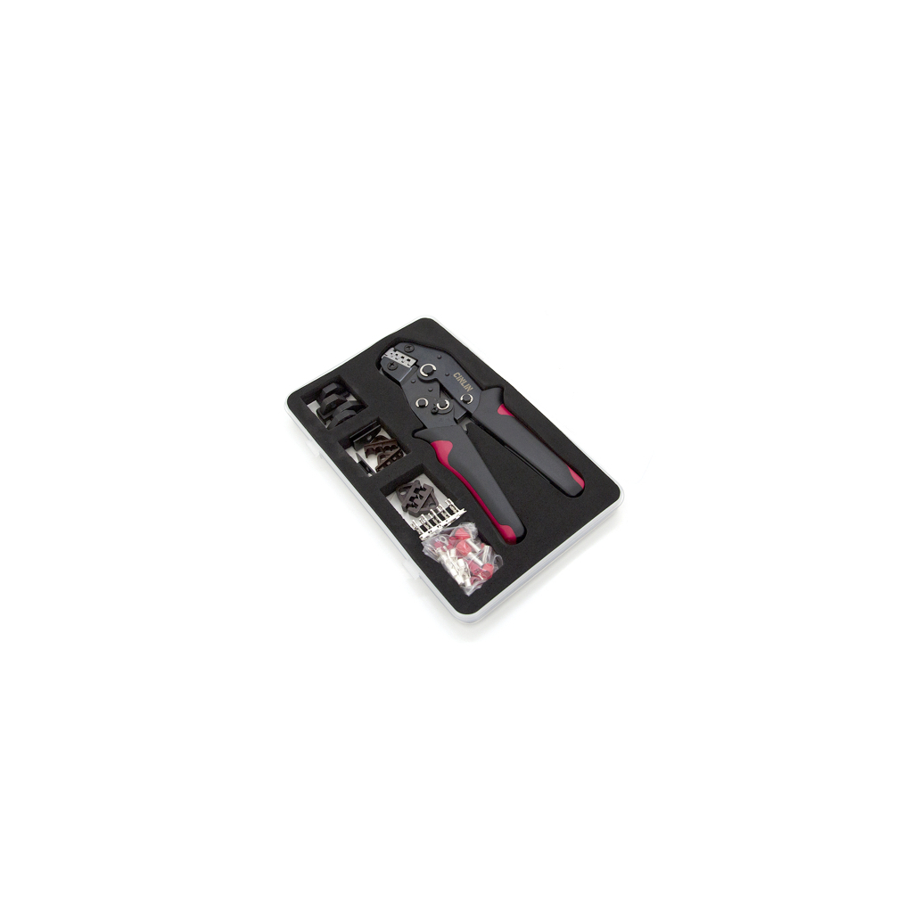 Затиск для клем CINLINELE Black-red + насадки 06 -0.5-6mm2, 02С -0.5-2.5mm2, 06WF -0.25-16mm2, 48B -0.5-2.5mm2 (Cinlin-2549) - зображення 6