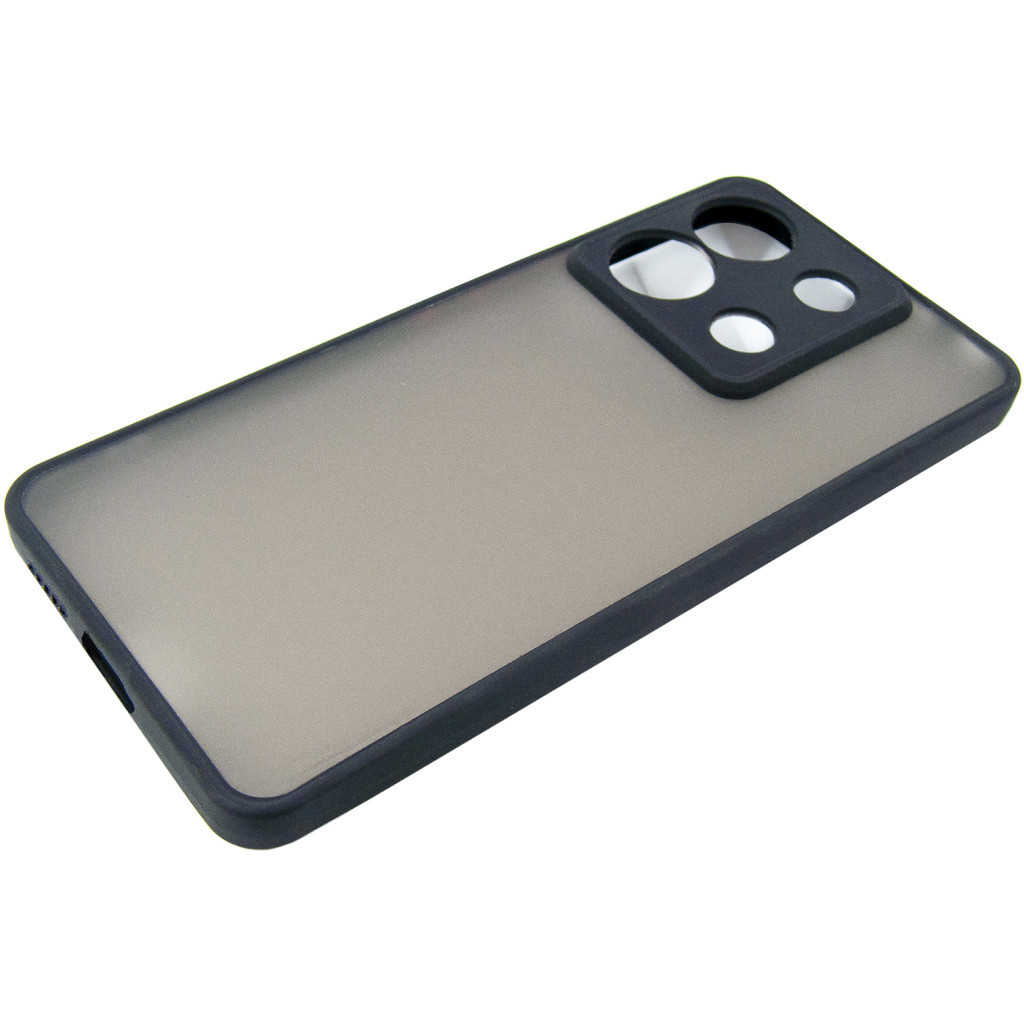 Чохол до мобільного телефона Dengos Matte Xiaomi Redmi Note 13 Pro 5G (black) (DG-TPU-MATT-142) - зображення 4