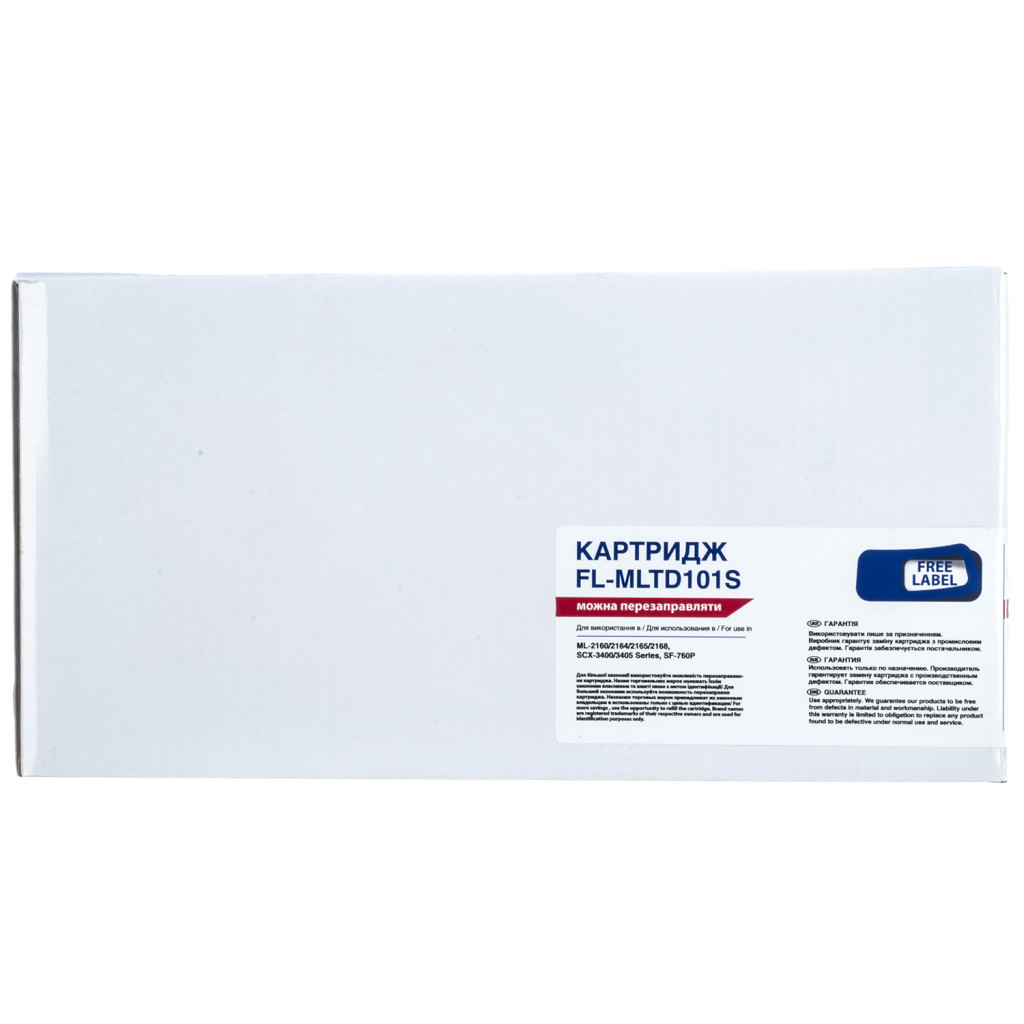 Картридж FREE Label SAMSUNG MLT-D101S (для ML-2160/ 2164/ 2165/ 2168, SCX-3400) (FL-MLTD101S) - зображення 2