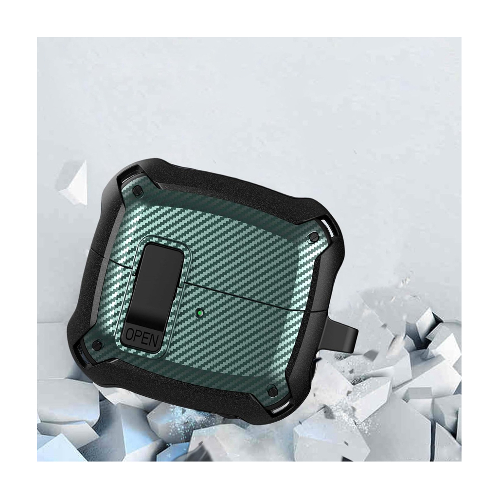 Чохол для навушників BeCover Protective TPU для Samsung Galaxy Buds 3 Dark Green (711999) - зображення 2