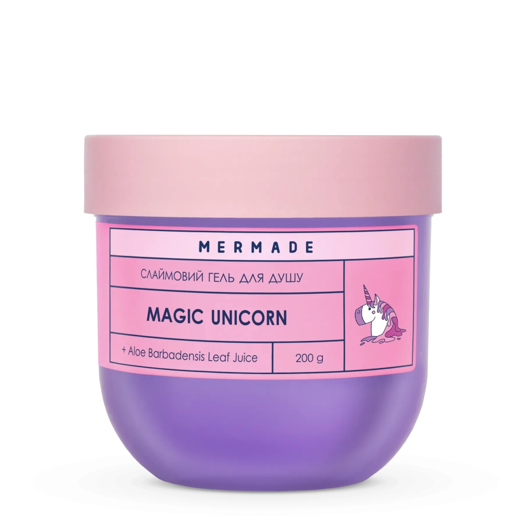 Гель для душу Mermade Magic Unicorn Слаймовий 200 г (4823122900739) - зображення 1