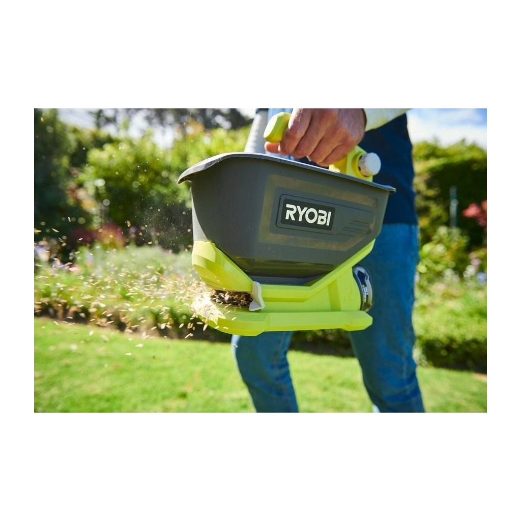 Сівалка Ryobi акумуляторна ONE+ OSS1800, 18V, 4л, розкид до 3.5м, 1.4кг (без АКБ та ЗП) (5133003729) - зображення 8