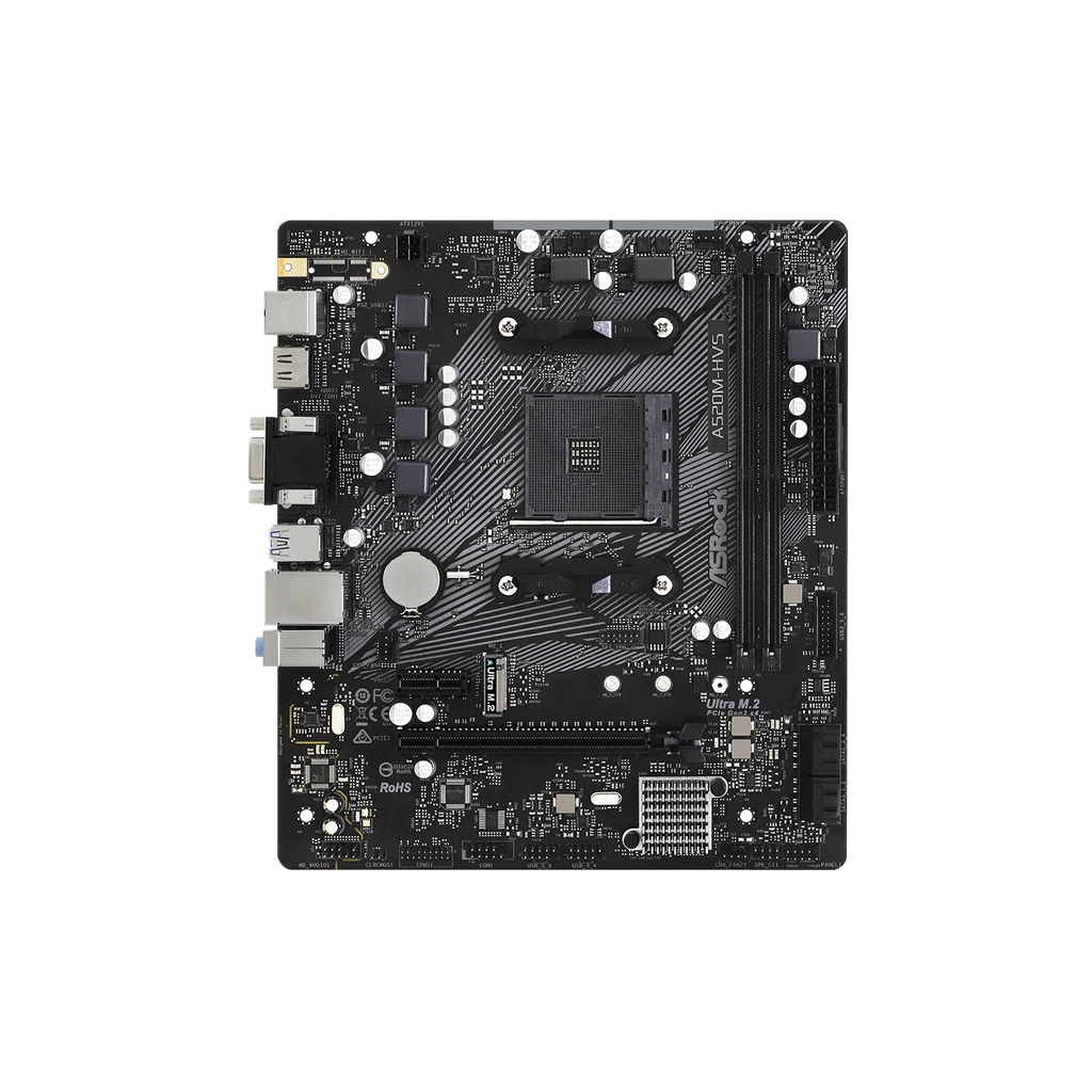 Материнська плата ASRock A520M-HVS - зображення 1
