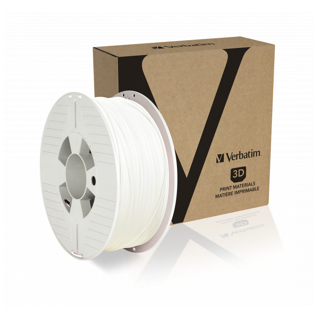Пластик для 3D-принтера Verbatim ABS 1.75мм white 1kg (55027) - зображення 2
