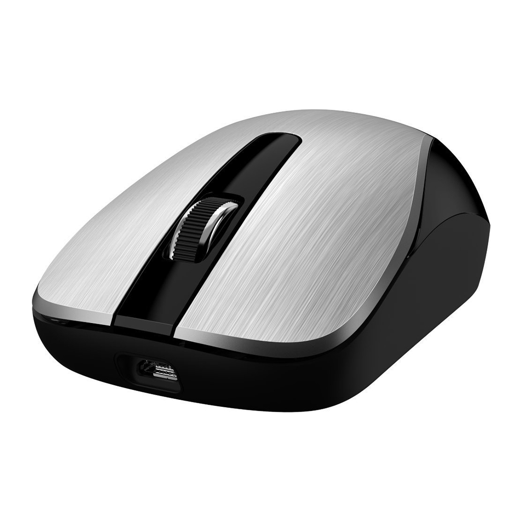 Мишка Genius ECO-8015 Wireless Silver (31030011411) - зображення 1
