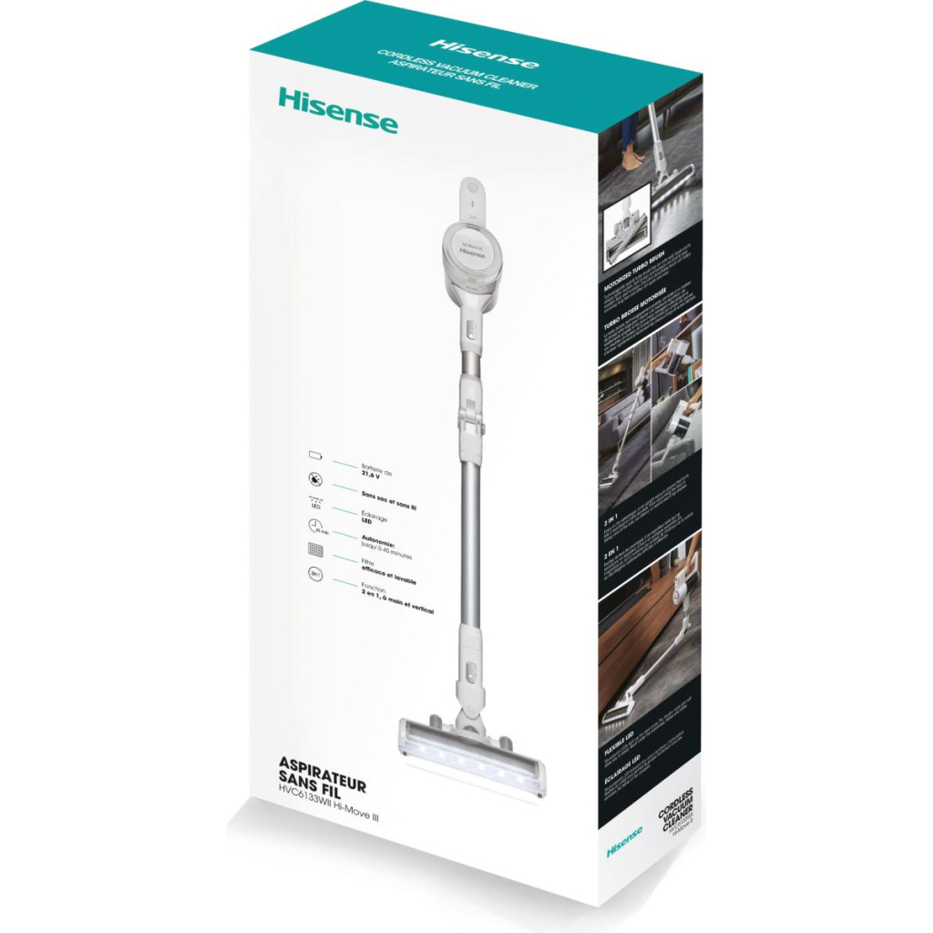 Пилосос Hisense HVC6133WII - зображення 6