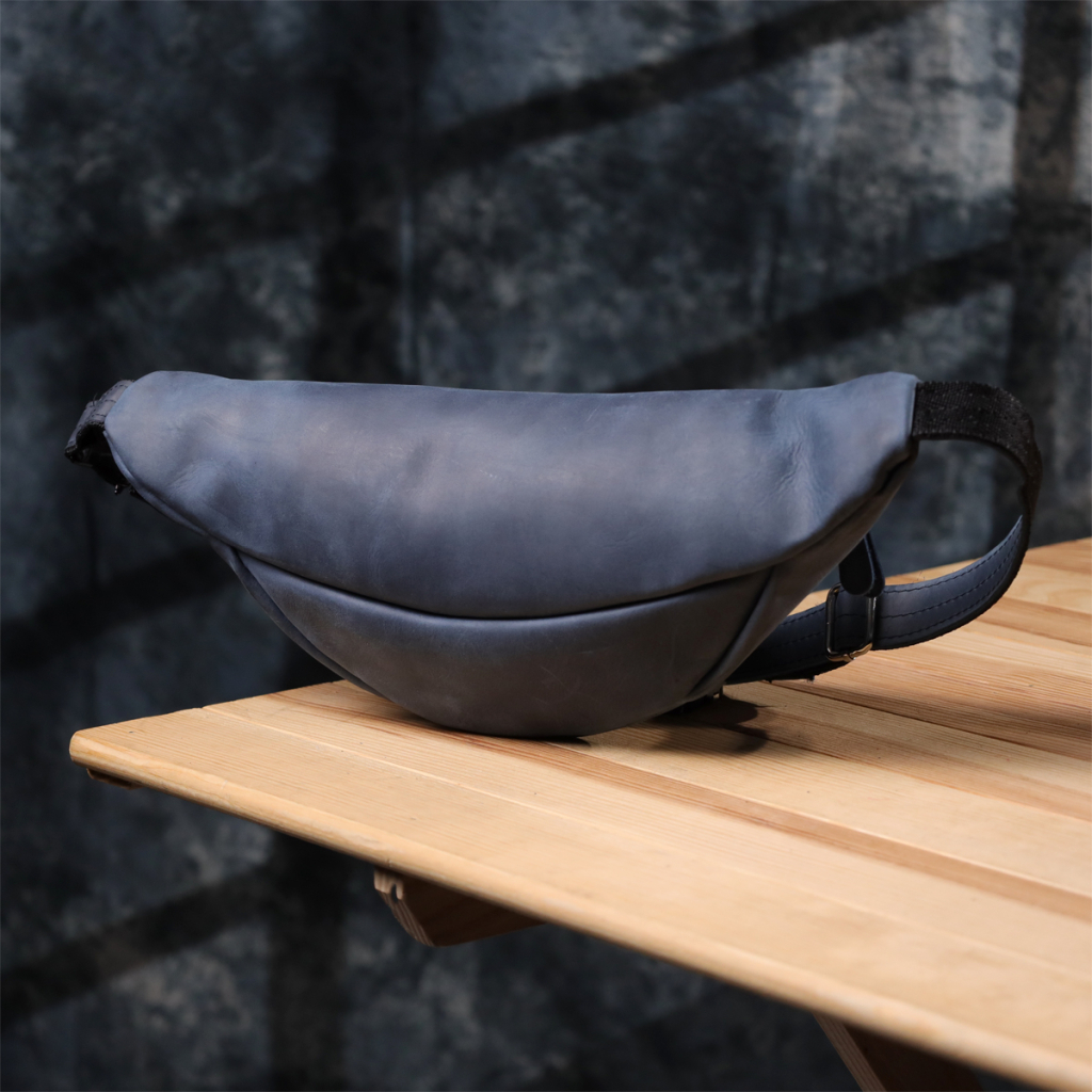 Сумка Shvigel З натуральної шкіри Синя (23141) - зображення 11