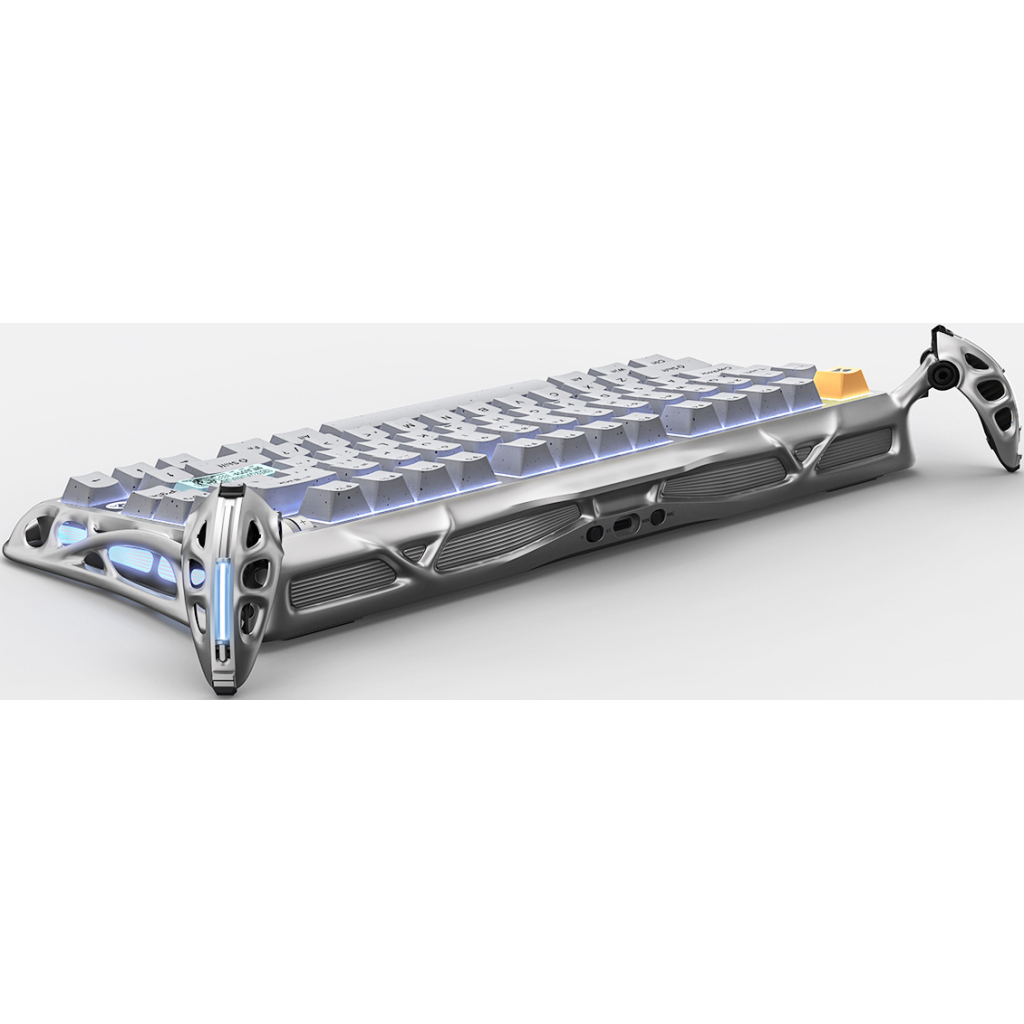 Клавіатура GravaStar Mercury K1 Pro TKL Wireless/Bluetooth/USB UA Grey (GSK1PRO_GRY) - зображення 5