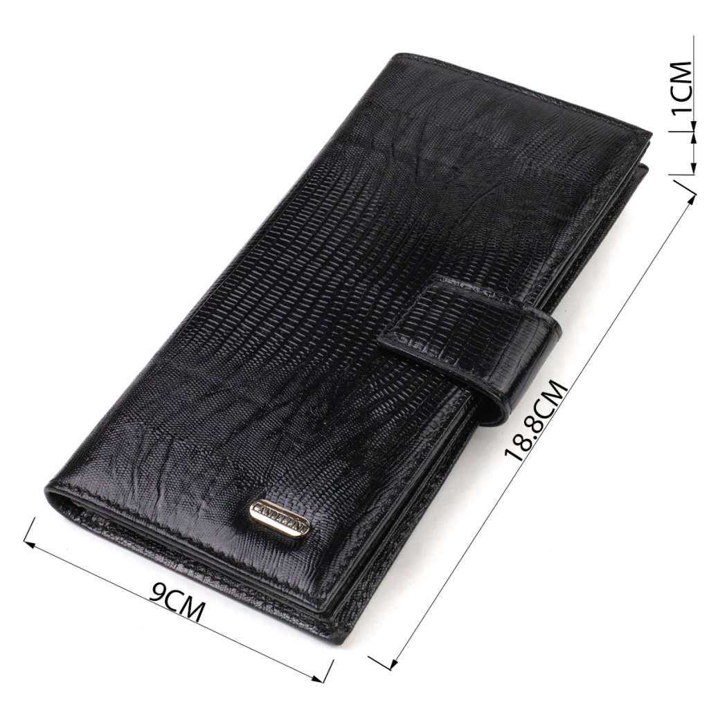 Гаманець Canpellini З натуральної шкіри Чорний (21913) - зображення 3