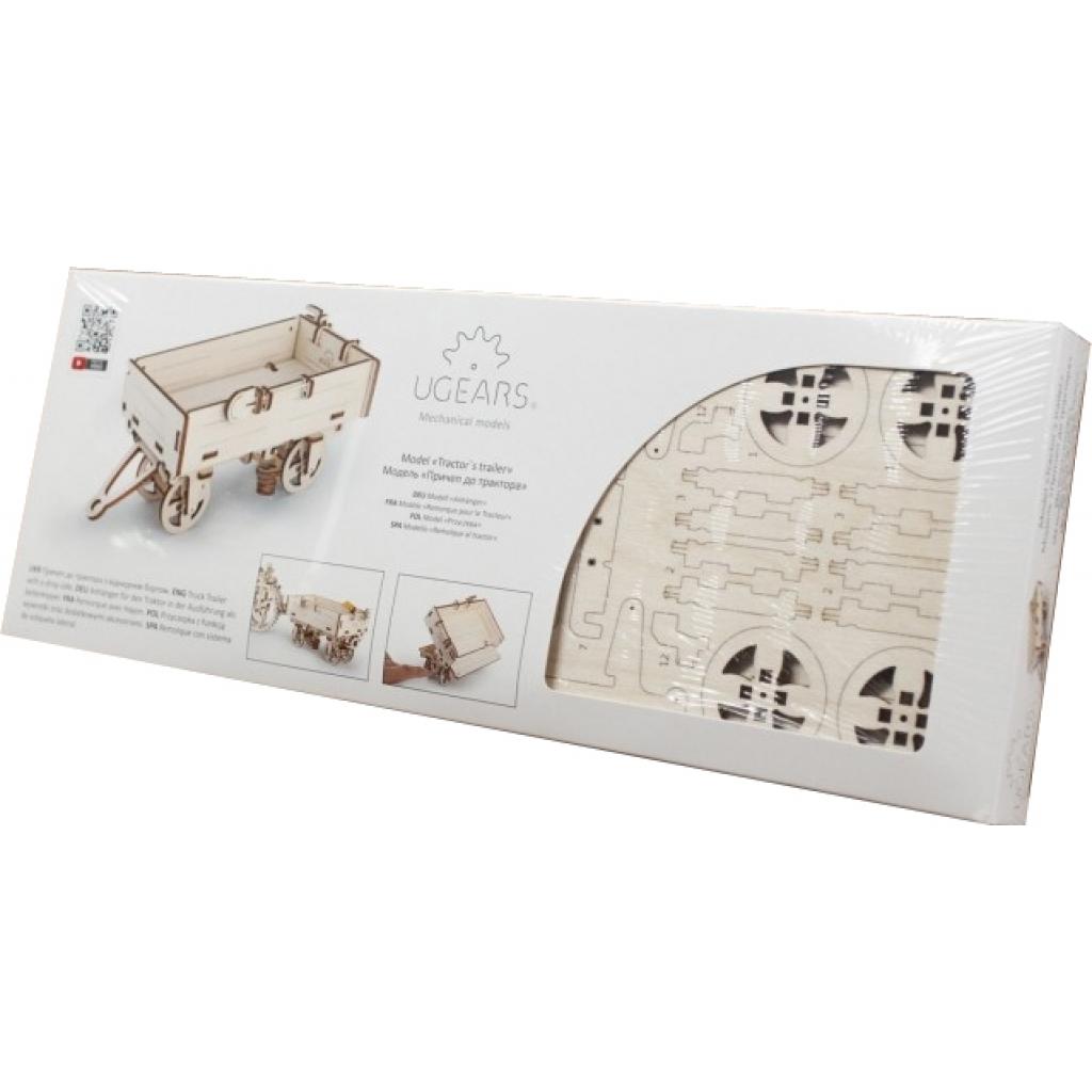 Збірна модель Ugears механічний Причеп до трактора (70006) - зображення 9