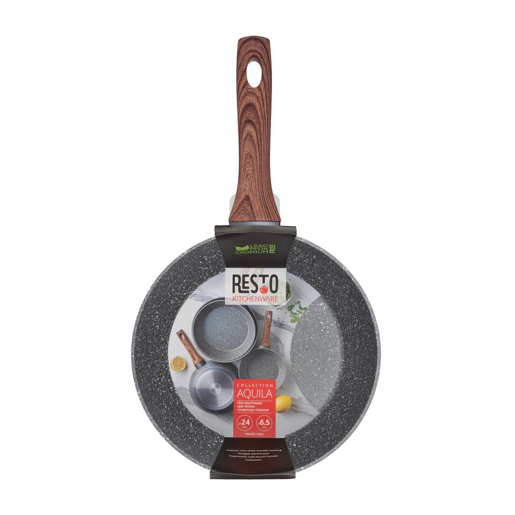 Сковорода Resto Aquila глибока 24 см (93052) - зображення 7