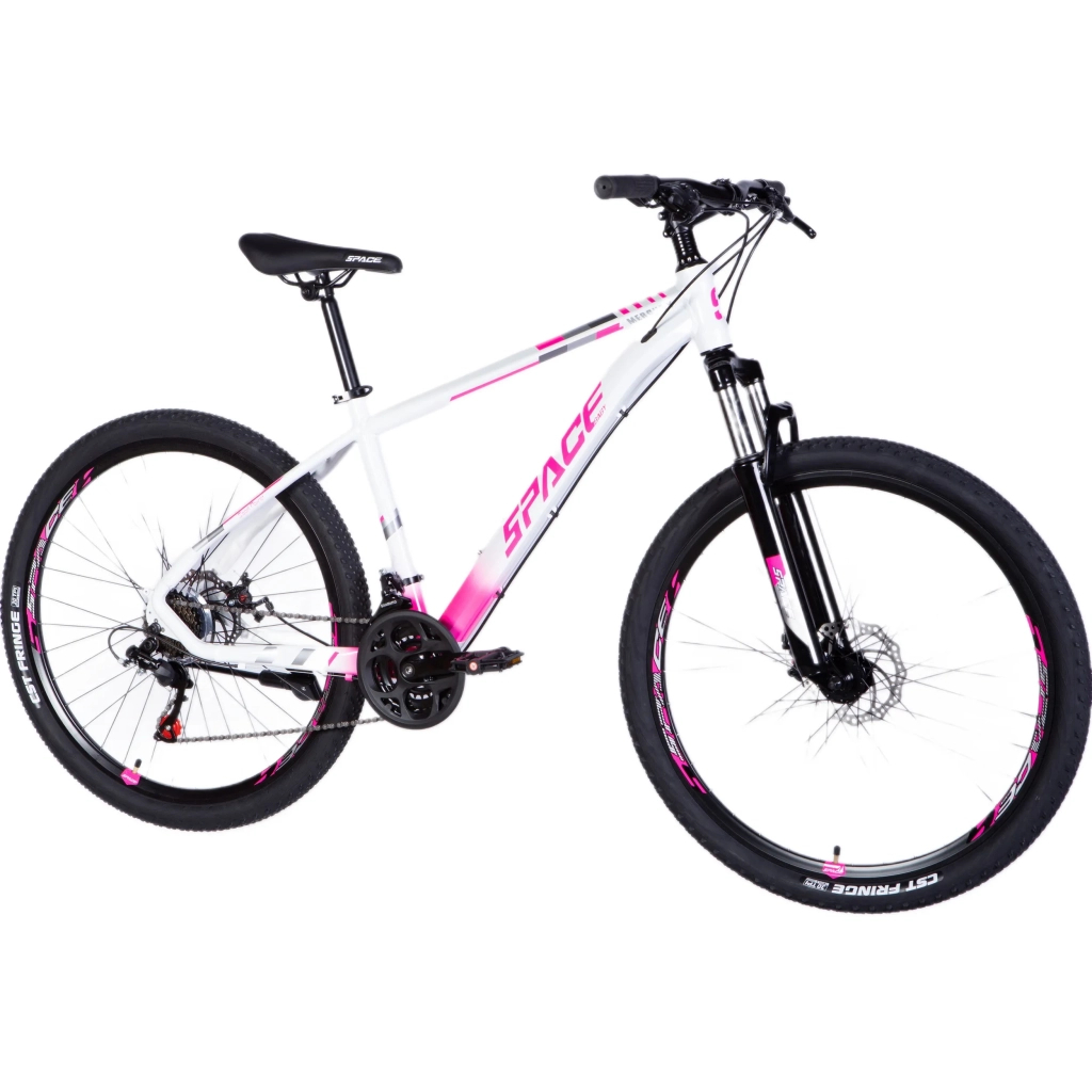 Велосипед Space 27.5" Mercury AM DD рама-17" Al біло-рожевий 2025 (OPS-SP-27.5-030) - зображення 2