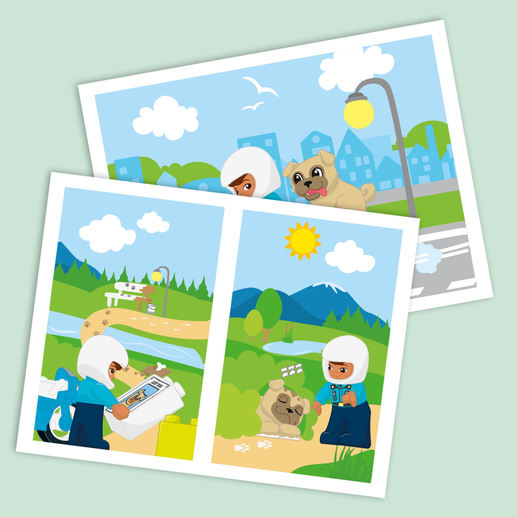 Конструктор LEGO DUPLO Town Поліцейський мотоцикл 5 деталей (10967) - зображення 8