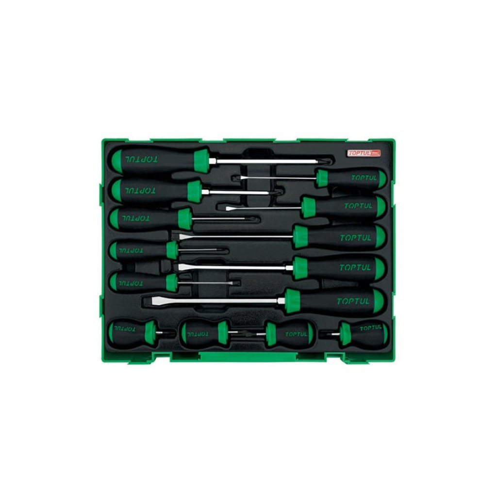 Набір викруток Toptul у ложементі 14шт. (GTC1401) - зображення 1
