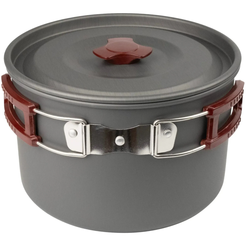 Котел туристичний Tribe Pot 3 л Alu алюмінієвий grey (T-FH-0015-grey) - изображение 4