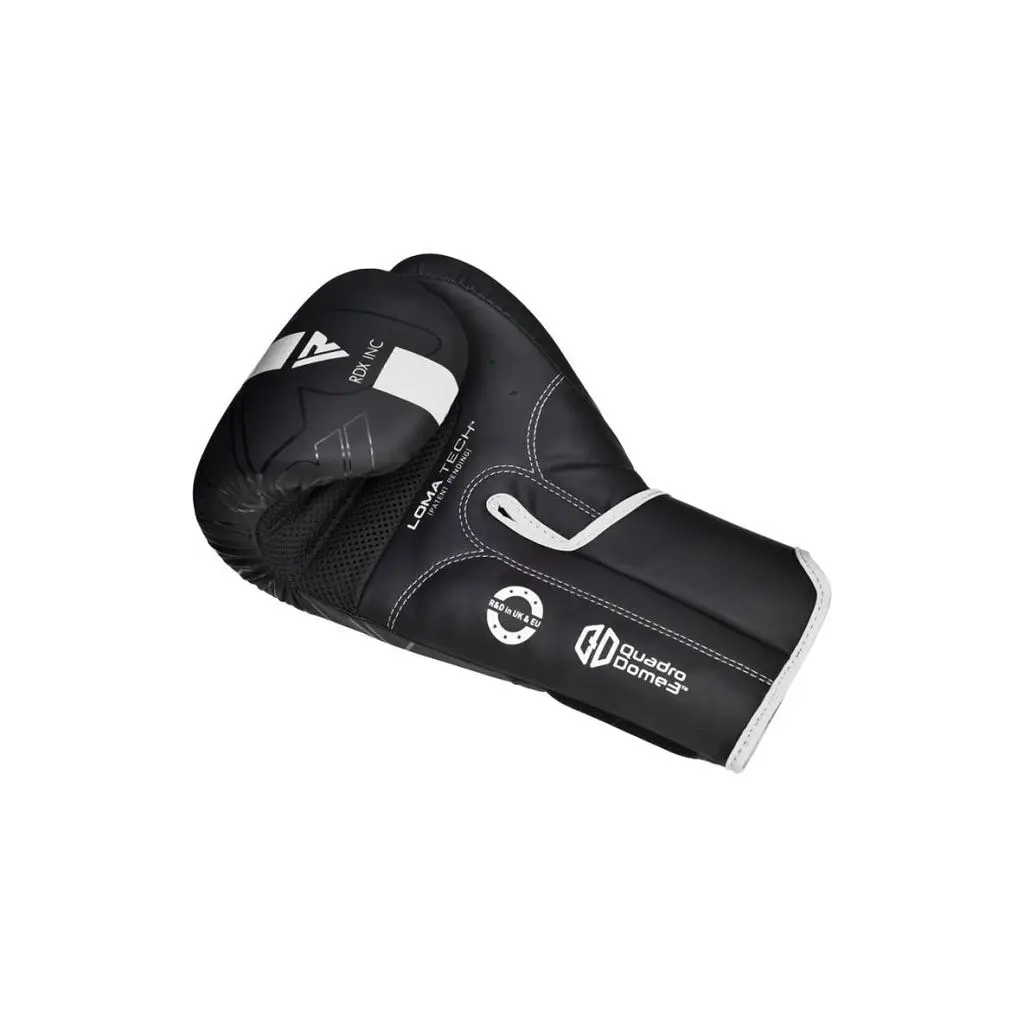 Боксерські рукавички RDX F6 Kara Matte White 12 унцій (BGR-F6MW-12OZ) - зображення 6