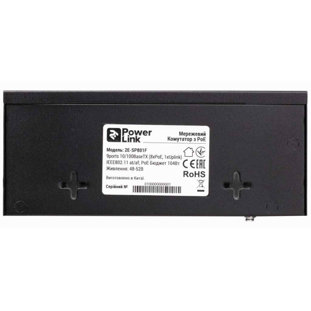 Комутатор мережевий 2E 2E-SP801F - зображення 4