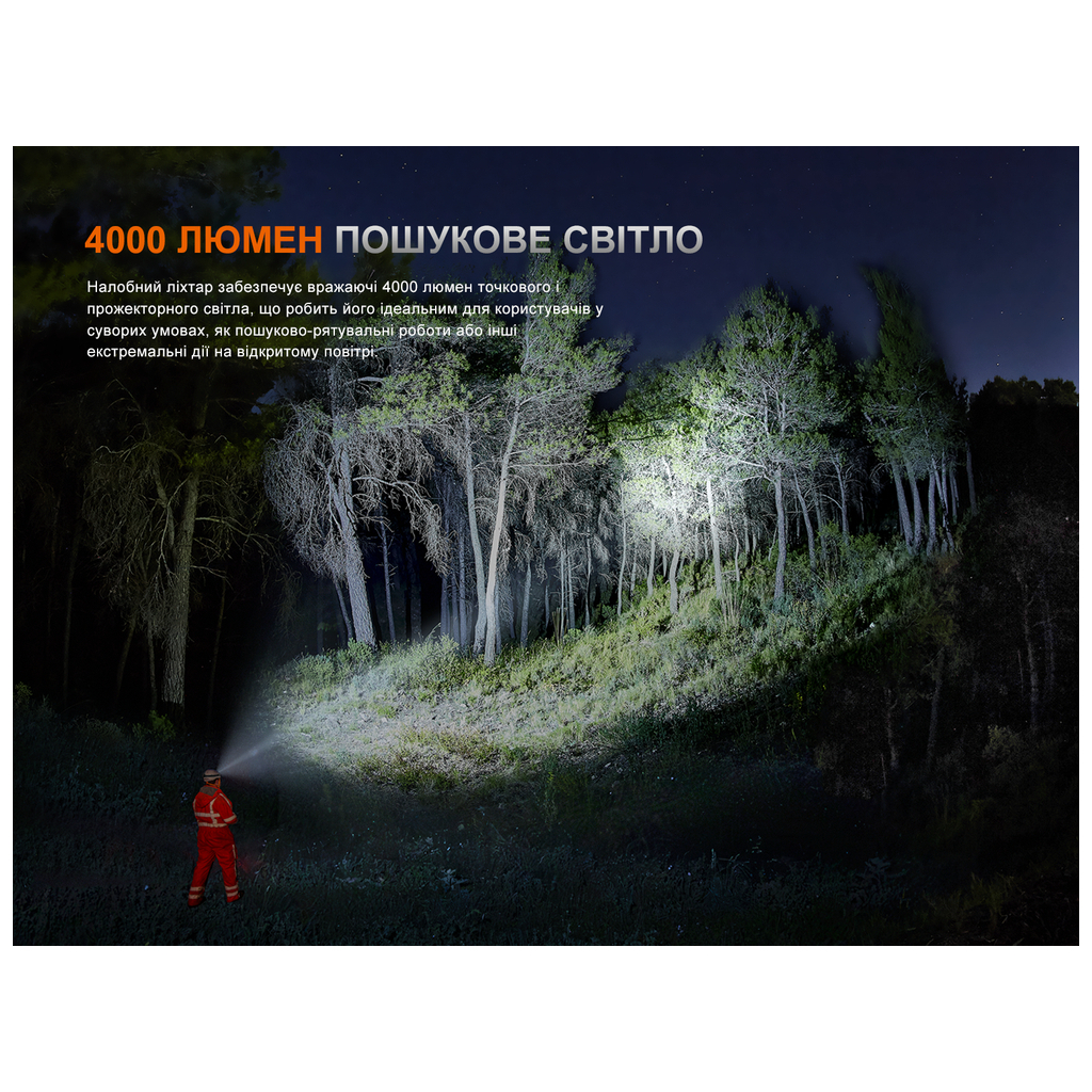 Ліхтар Fenix HP35R SAR з вогнетривкою пов'язкою (HP35RSAR) - зображення 6