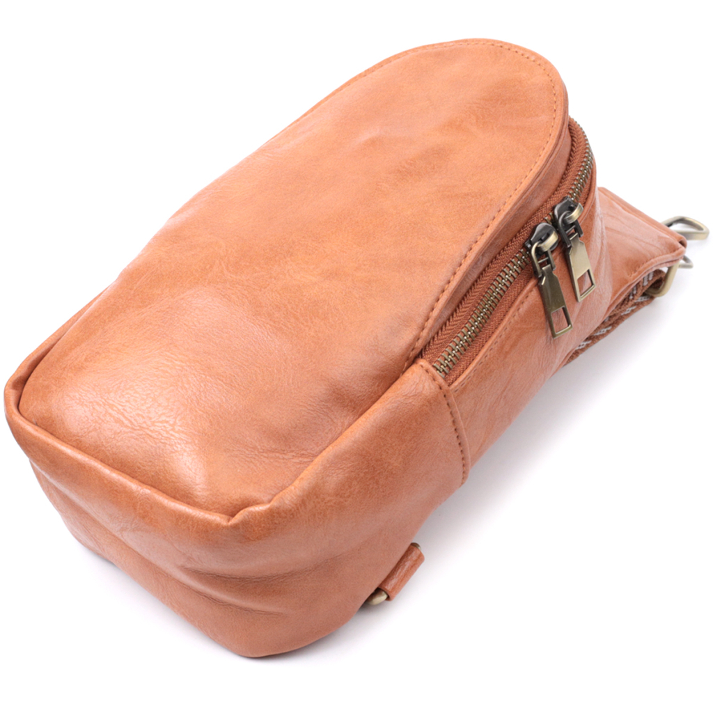 Сумка Vintage Через плече з екошкіри Руда (22793) - зображення 5