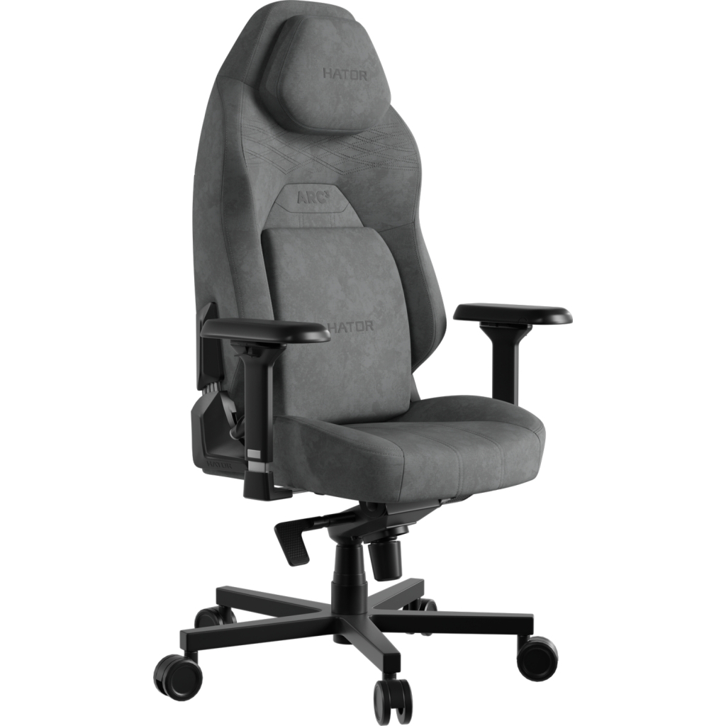 Крісло ігрове Hator Arc 3 L Velour Grey (HTC3446L) - зображення 2