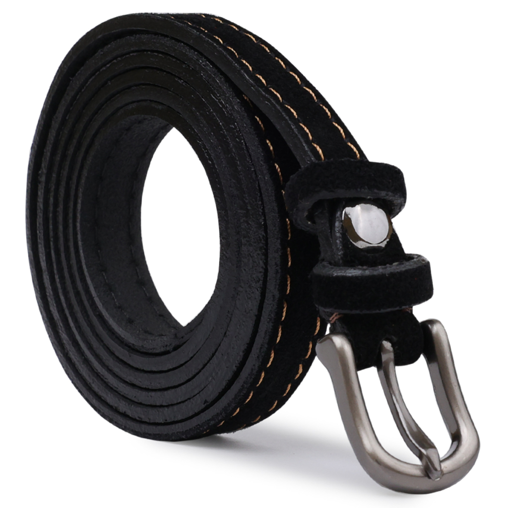 Ремінь Vintage Замшевий жіночий Чорний (20772) - зображення 3