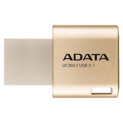 USB флеш накопичувач ADATA 16GB UC350 Gold USB 3.1/Type-C (AUC350-16G-CGD) - зображення 1
