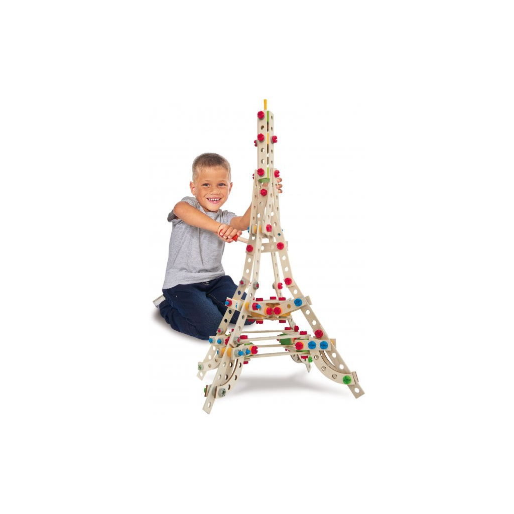 Конструктор Eichhorn 3 в 1 Ейфелева вежа 315 дерев'яних елементів (100039091) - зображення 2