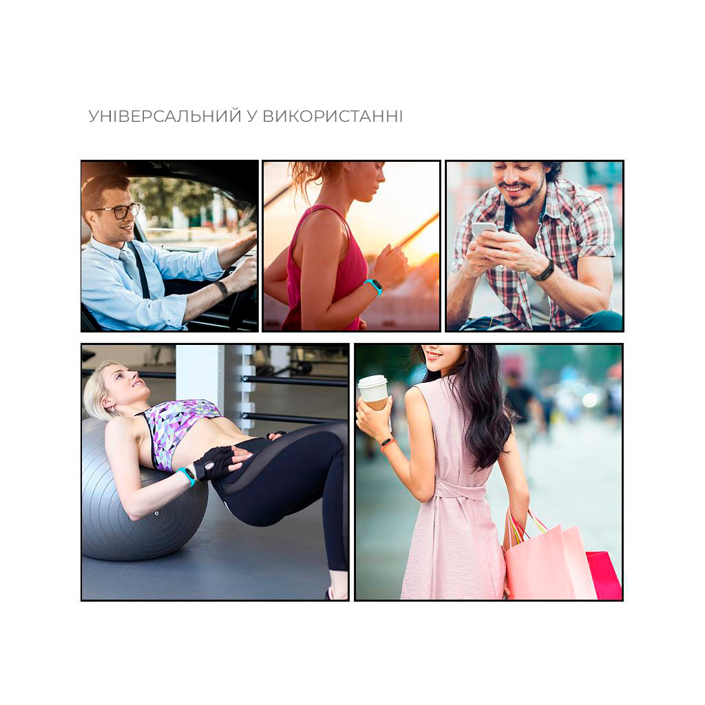 Ремінець до фітнес браслета Armorstandart для Xiaomi Mi Band 4/3 Ultra Violet (ARM64862) - зображення 3