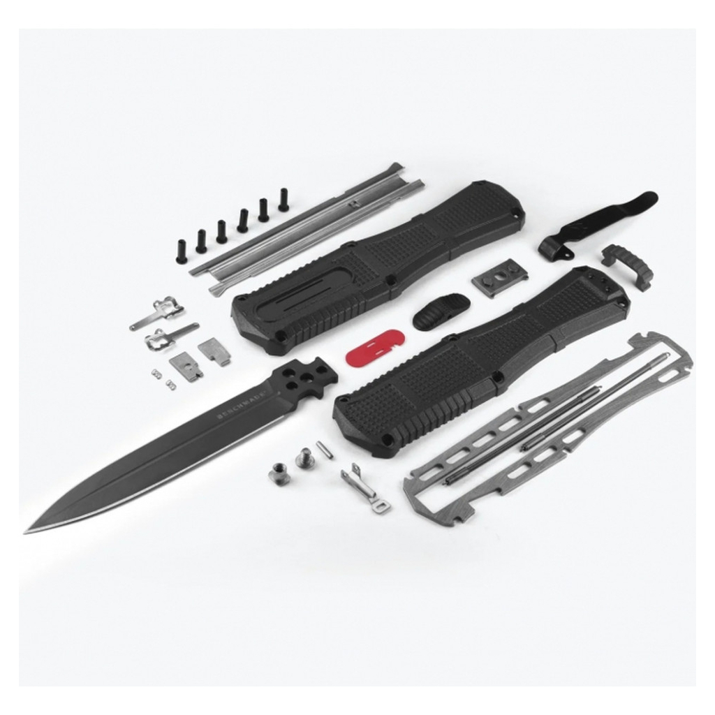 Ніж Benchmade Claymore OTF Auto Black (3370GY) - зображення 7