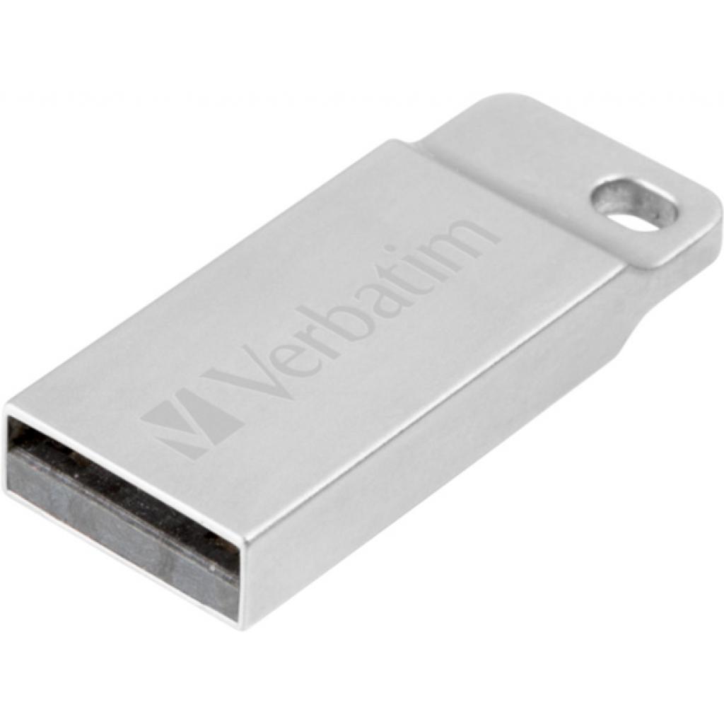USB флеш накопичувач Verbatim 64GB Metal Executive Silver USB 2.0 (98750) - зображення 2