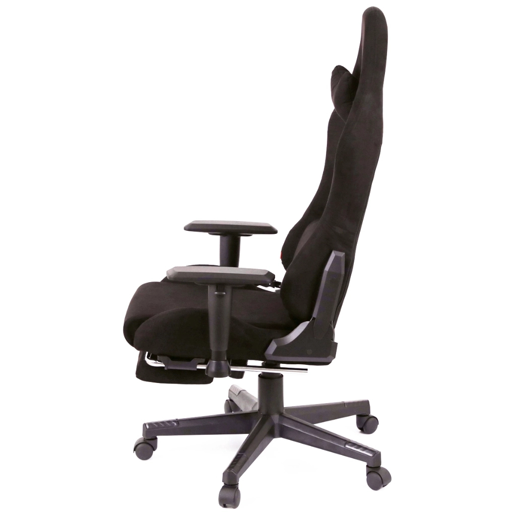 Крісло ігрове Аклас Герць RL Чорний (Чорний оксамит) (00160347) - зображення 3