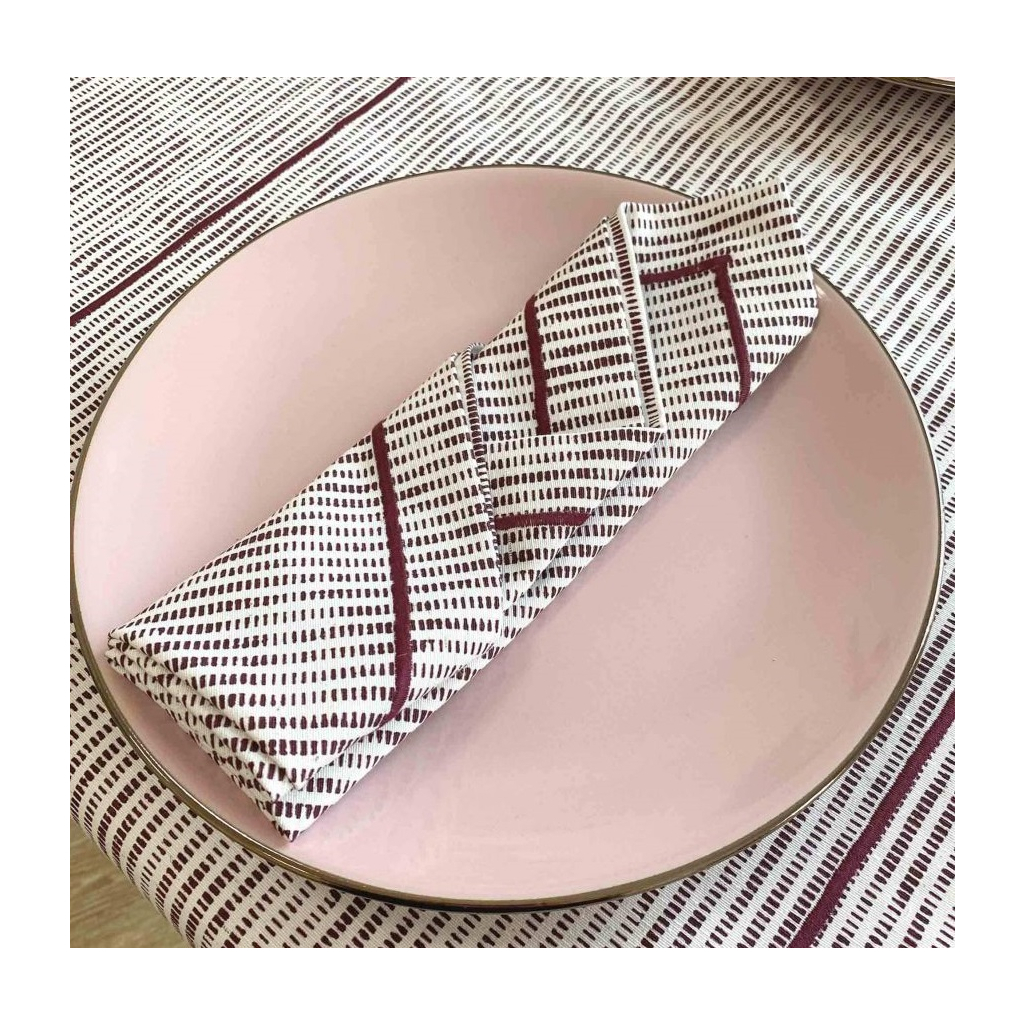 Серветка на стіл Прованс Avantime Міраж Бордо 40х40 см (17321) - зображення 1