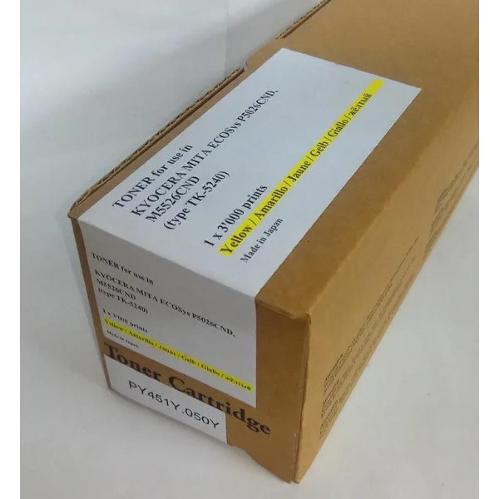 Тонер-картридж Tomoegawa KYOCERA TK-5240Y Yellow + chip (PY451Y.050Y) - зображення 1