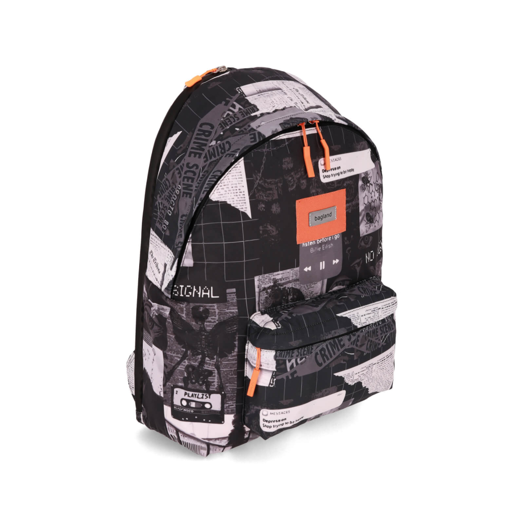 Рюкзак для ноутбука Bagland 17" Stylish XL 35L+print, whtite-black 1343 00558694 (1120220805) - зображення 2