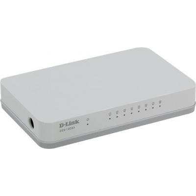 Комутатор мережевий D-Link DGS-1008A/D1A - зображення 3