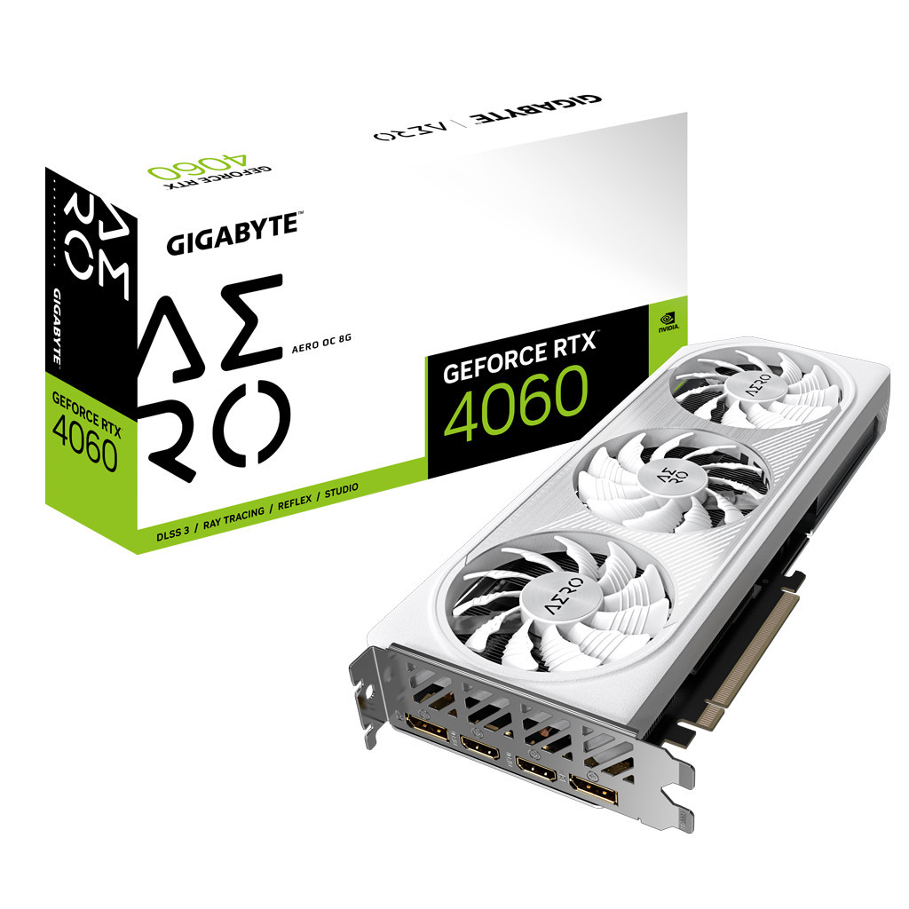 Відеокарта GIGABYTE GeForce RTX4060 8Gb AERO OC (GV-N4060AERO OC-8GD) - зображення 7